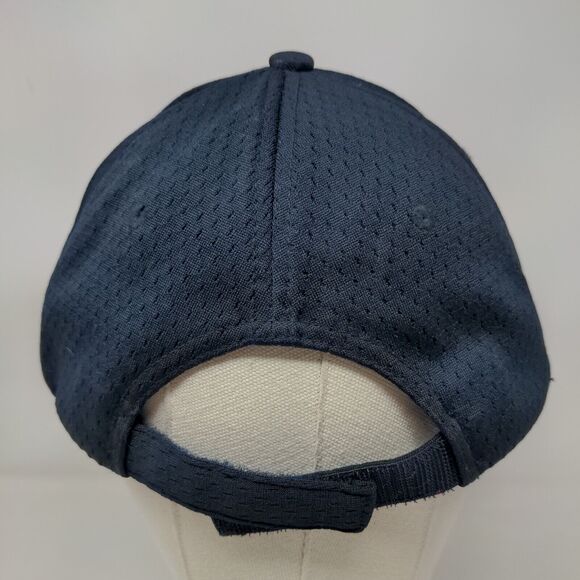 Port Authority Strapback Hat Blue OSFM Adjustable Embroidered Vented Holes - Picture 5 of 7